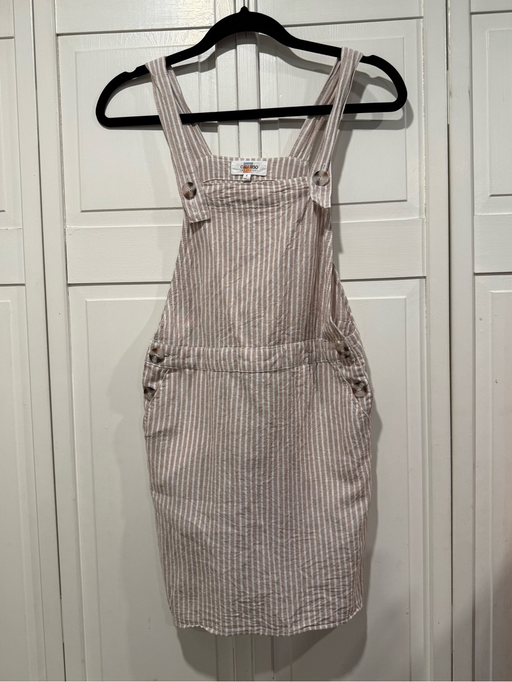 Mini dress pin stripe size small EUC
